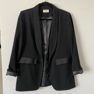 Anthropologie the essential boyfriend blazer black size 2 (XS)